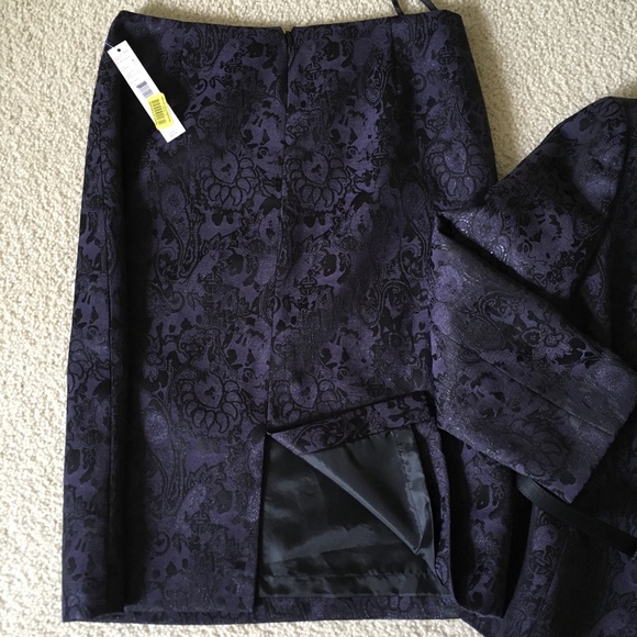 2pc Womens Suit ALEX MARIE professional skirt jacket Set 4, 8 NEW - Picture 3 of 7